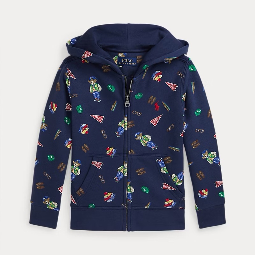 Polo Bear Fleece Full-Zip Hoodie
Child size 8
Brand new